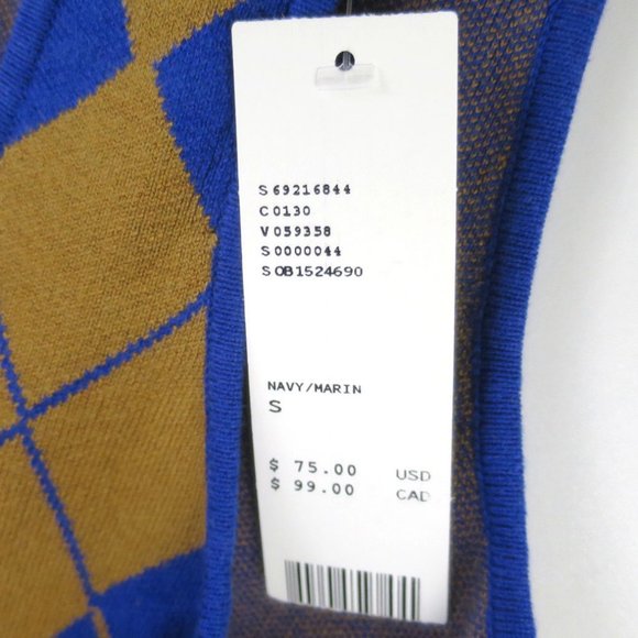 Urban Outfitters Charlie Knit Argyle Mini Dress S - Picture 9 of 9